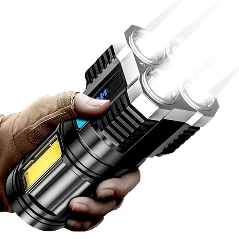 Lanterna Tática Zoom Potente - A Mais Poderosa do Mundo