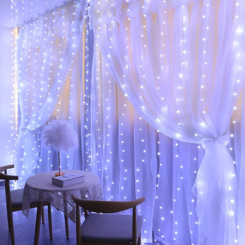Cortina de LED | Luzes de Natal & Casual