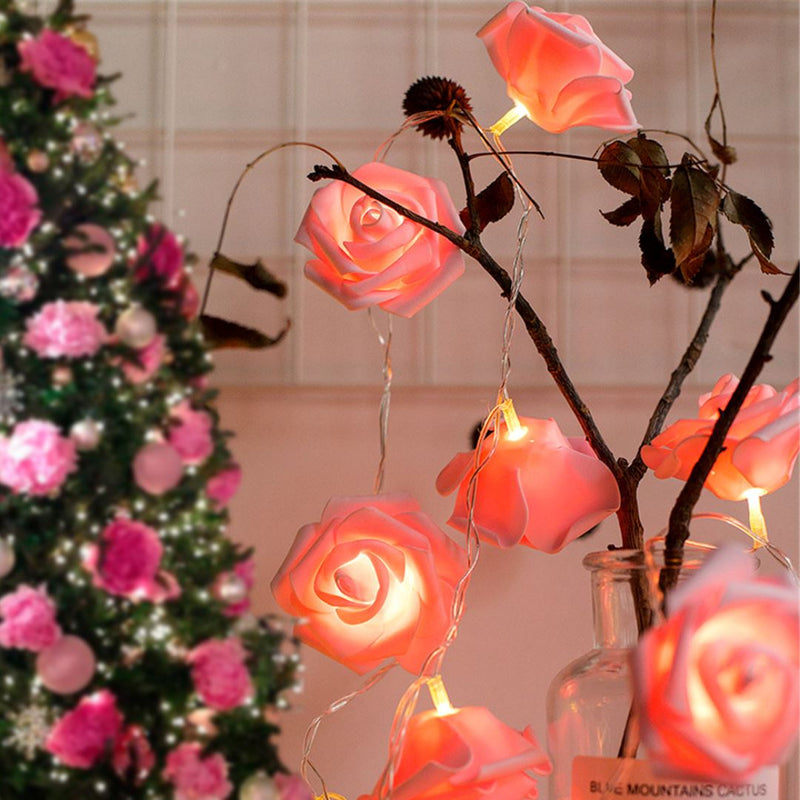 Rosas em Led | Decoração de Natal, Casamento & Casual